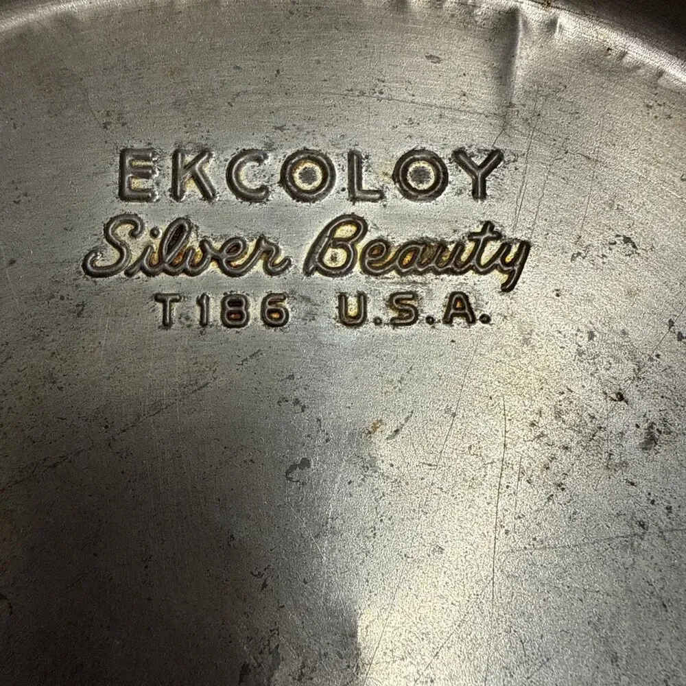 9-Piece Vintage Aluminum Bakeware Set - Mirro Ekcoloy Wear-Ever - MCM Kitchen